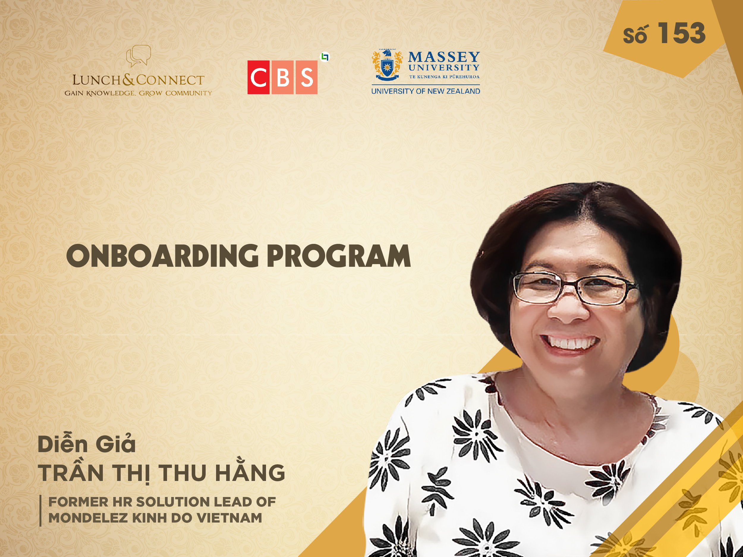 [ Lunch&Connect Số 153 ] – HR COMMUNITY – ONBOARDING PROGRAM