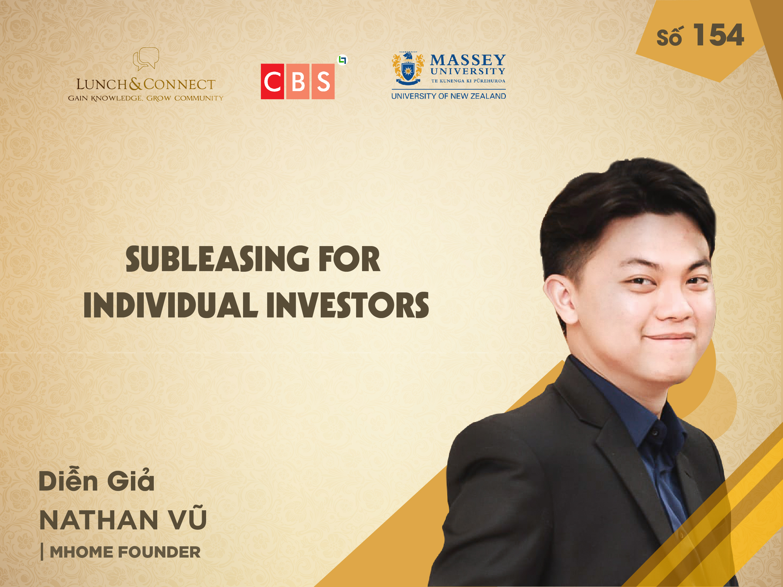 [ Lunch&Connect Số 154 ] – FINANCE COMMUNITY – SUBLEASING FOR INDIVIDUAL INVESTORS