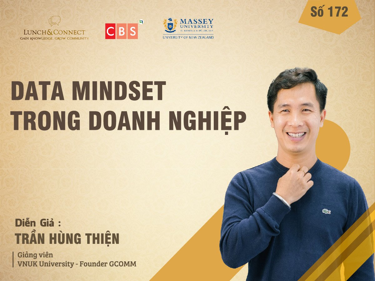 [ Lunch&Connect Số 172 ] – HR- FINANCE COMMUNITY: DATA MINDSET TRONG DOANH NGHIỆP