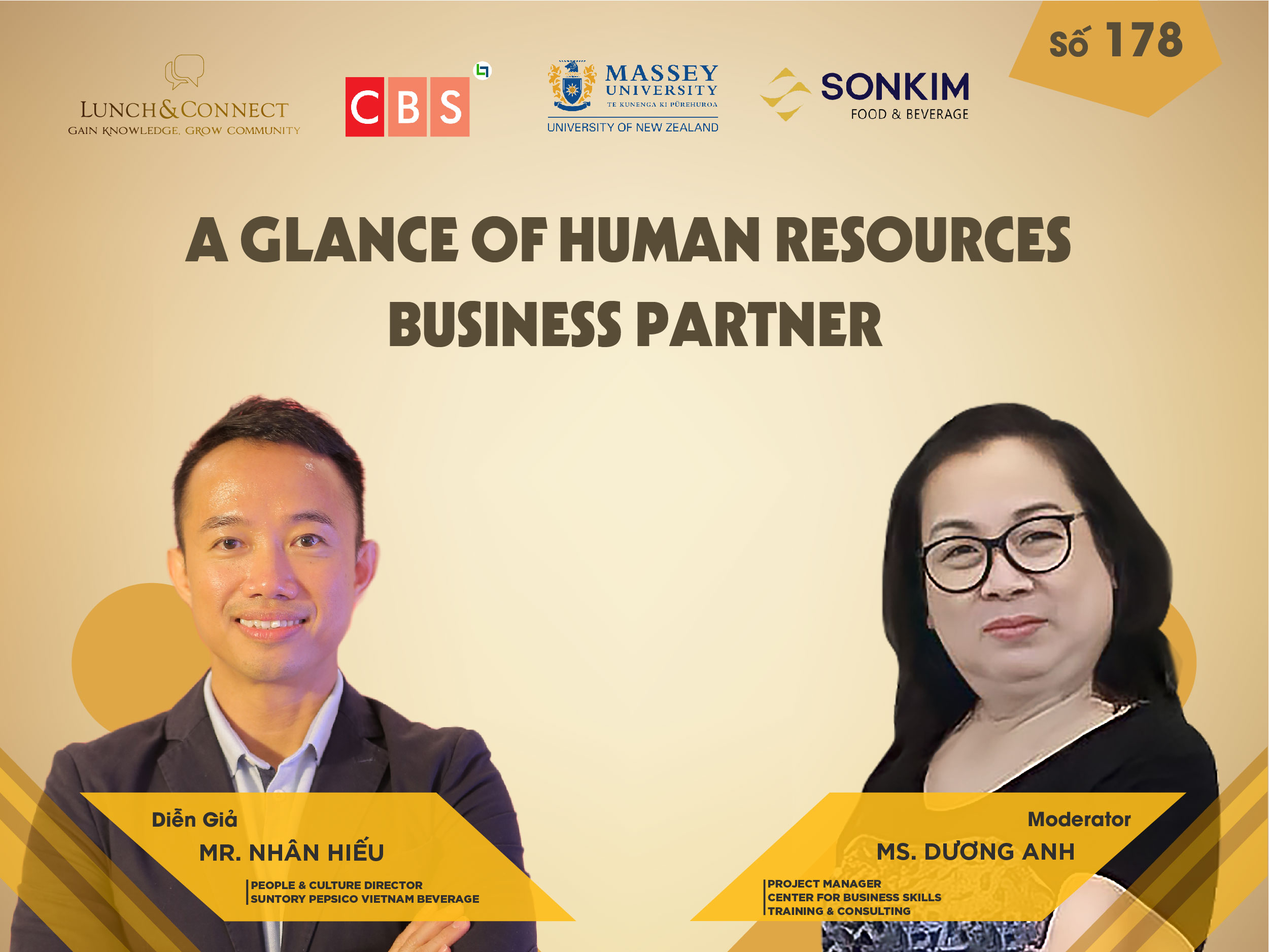 [ Lunch&Connect Số 178] – HR- FINANCE COMMUNITY: A GLANCE OF HUMAN RESOURCES BUSINESS PARTNER
