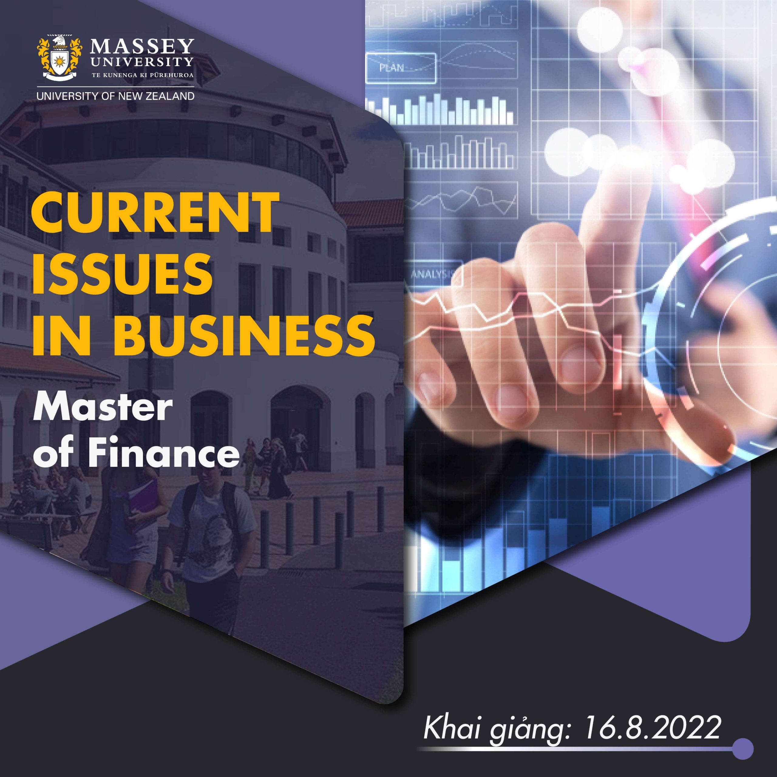 KHAI GIẢNG KHÓA CURRENT ISSUES IN BUSINESS THÁNG 8/2022